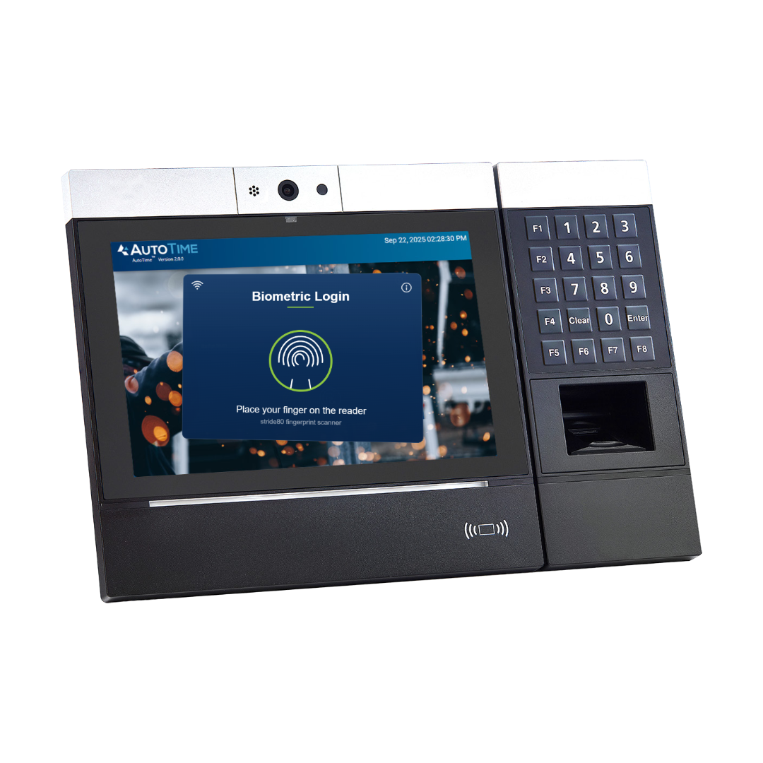 Fingerprint biometric and keypad